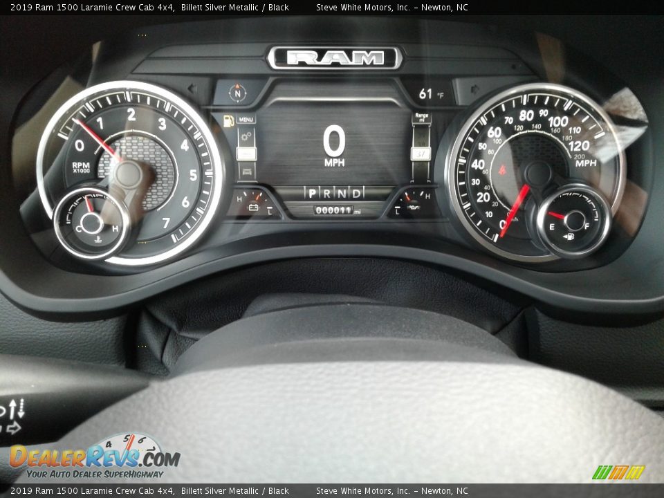 2019 Ram 1500 Laramie Crew Cab 4x4 Gauges Photo #21