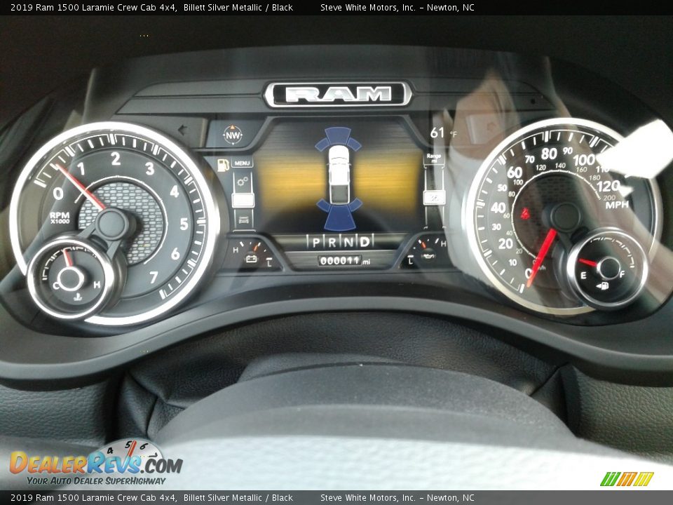 2019 Ram 1500 Laramie Crew Cab 4x4 Gauges Photo #22