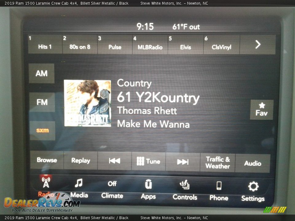 Audio System of 2019 Ram 1500 Laramie Crew Cab 4x4 Photo #24