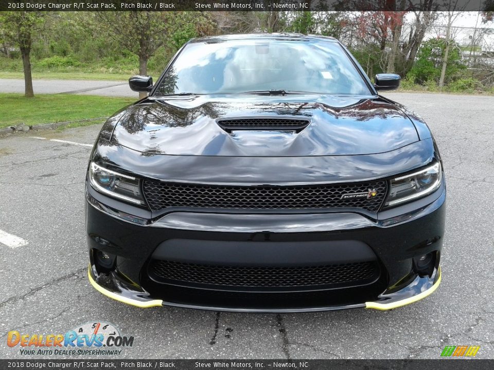 2018 Dodge Charger R/T Scat Pack Pitch Black / Black Photo #3