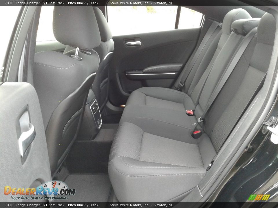 2018 Dodge Charger R/T Scat Pack Pitch Black / Black Photo #11