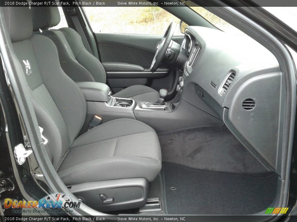 2018 Dodge Charger R/T Scat Pack Pitch Black / Black Photo #14