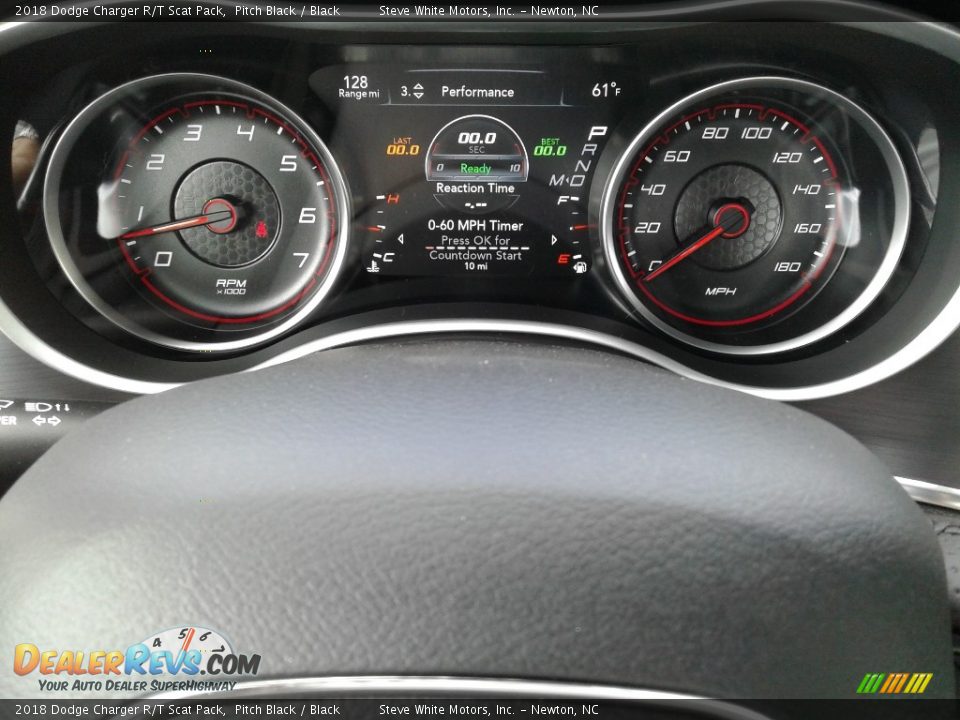 2018 Dodge Charger R/T Scat Pack Pitch Black / Black Photo #18