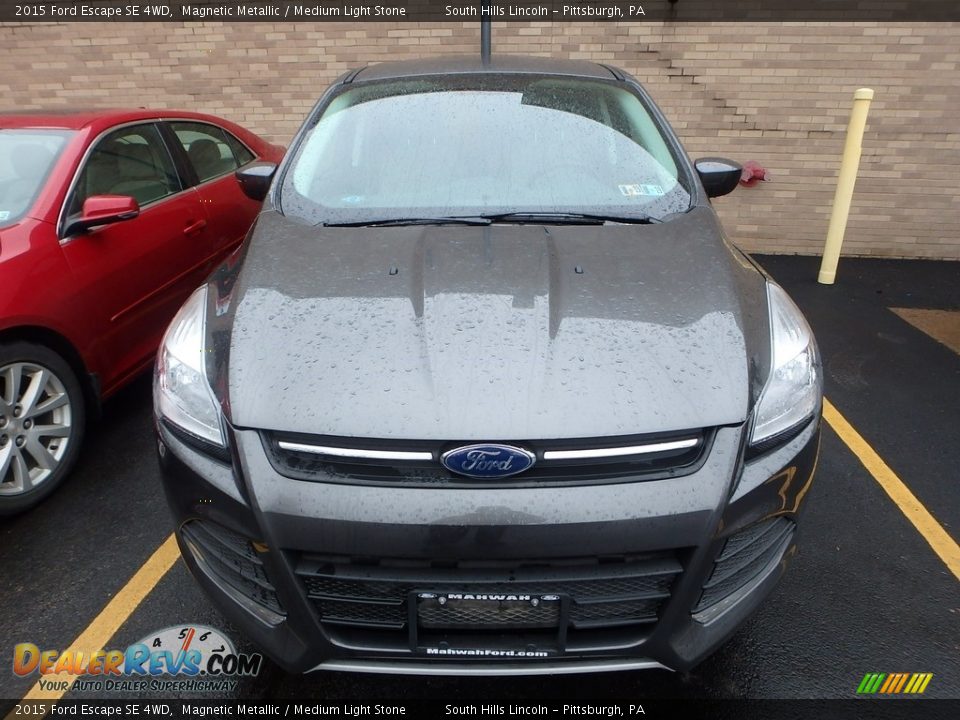 2015 Ford Escape SE 4WD Magnetic Metallic / Medium Light Stone Photo #5