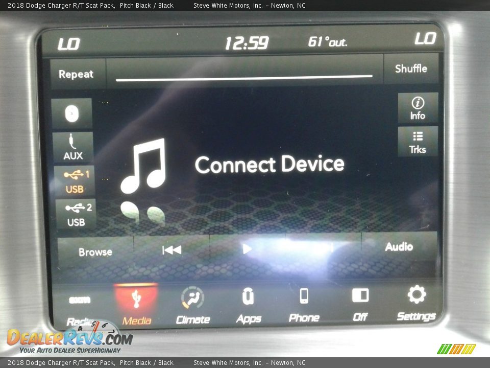 2018 Dodge Charger R/T Scat Pack Pitch Black / Black Photo #22