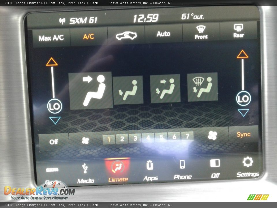 2018 Dodge Charger R/T Scat Pack Pitch Black / Black Photo #23