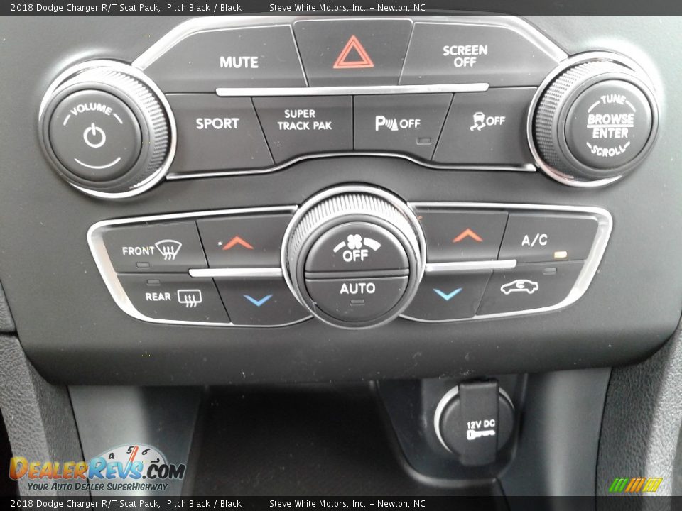 2018 Dodge Charger R/T Scat Pack Pitch Black / Black Photo #30