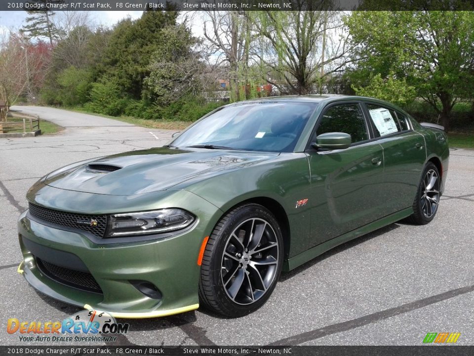 2018 Dodge Charger R/T Scat Pack F8 Green / Black Photo #2