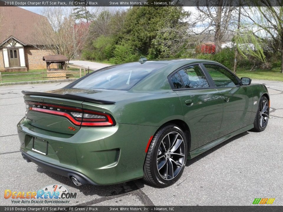 2018 Dodge Charger R/T Scat Pack F8 Green / Black Photo #6
