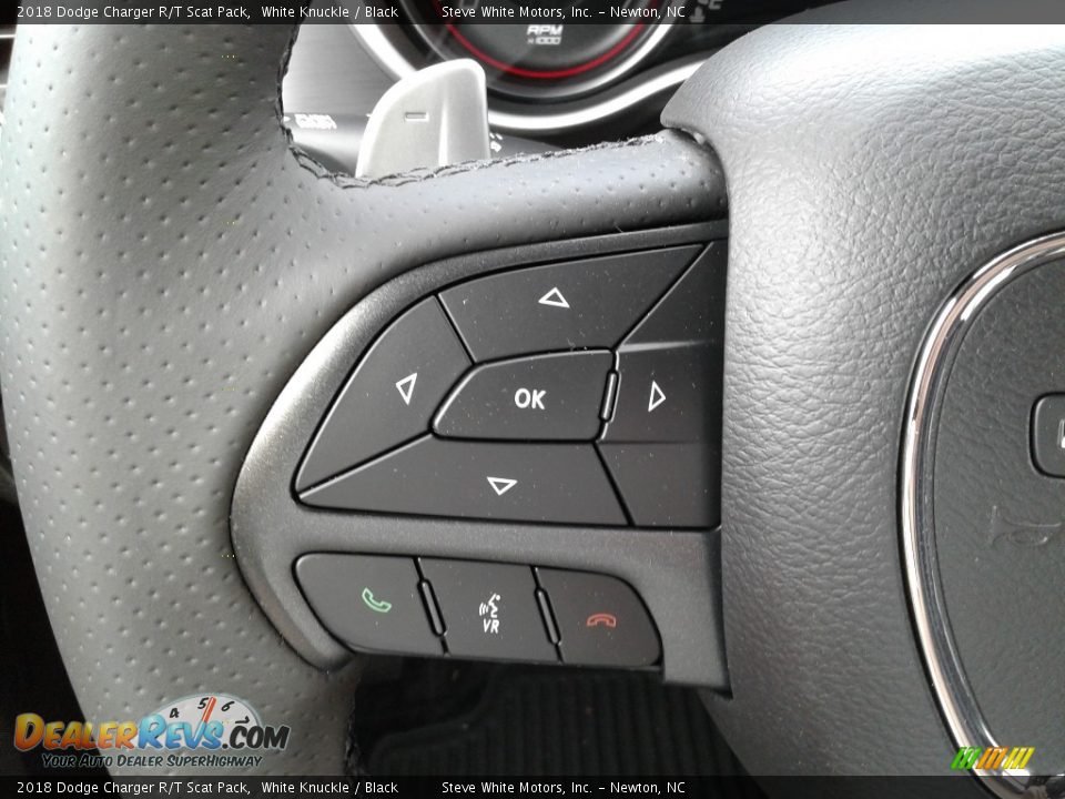 2018 Dodge Charger R/T Scat Pack White Knuckle / Black Photo #18