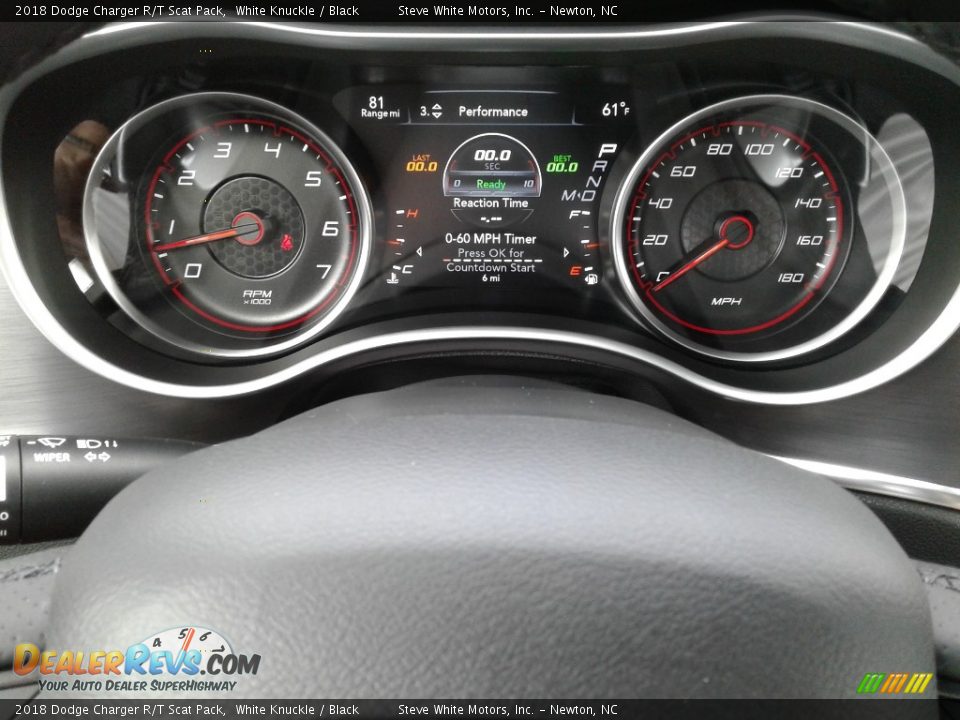 2018 Dodge Charger R/T Scat Pack White Knuckle / Black Photo #20