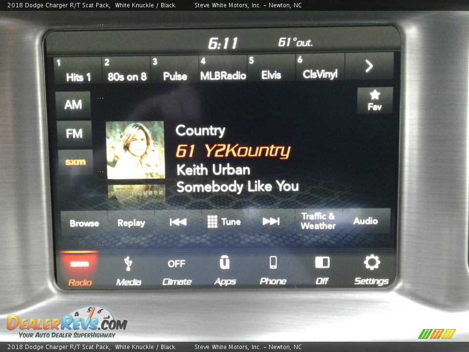 2018 Dodge Charger R/T Scat Pack White Knuckle / Black Photo #22