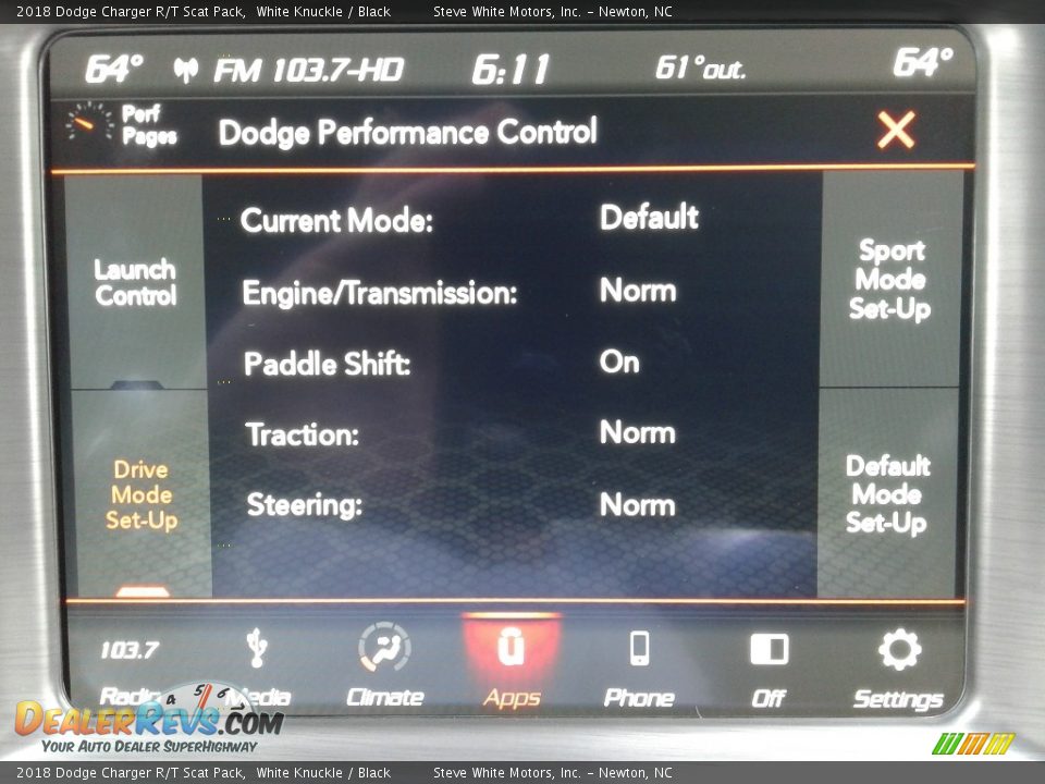 2018 Dodge Charger R/T Scat Pack White Knuckle / Black Photo #26