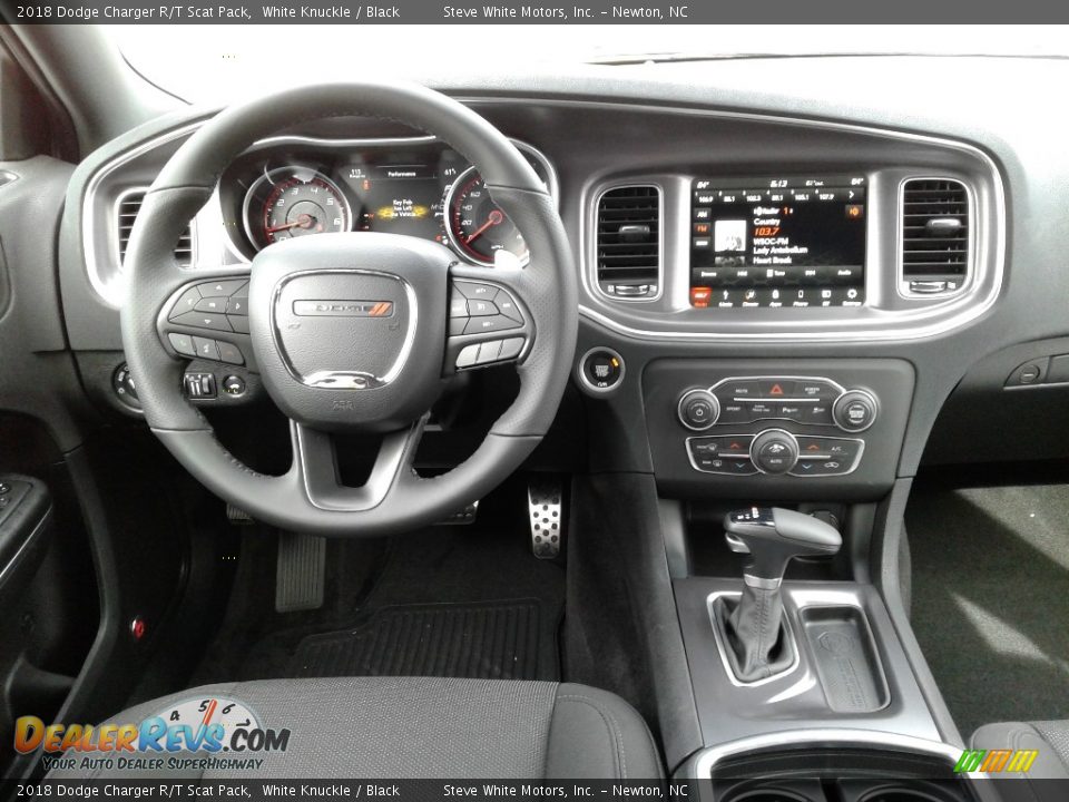 2018 Dodge Charger R/T Scat Pack White Knuckle / Black Photo #33