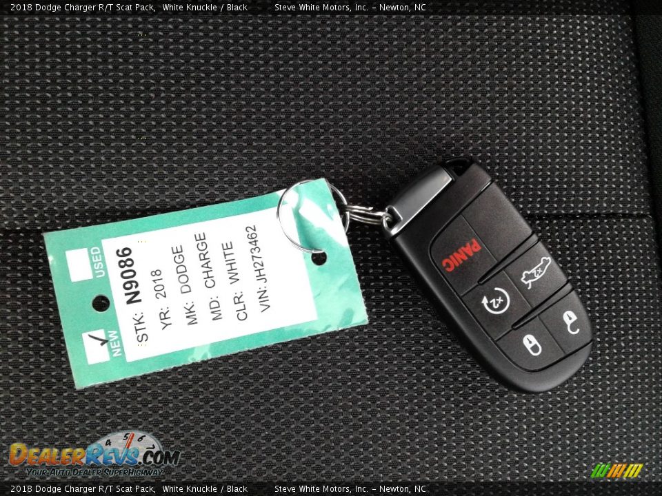 2018 Dodge Charger R/T Scat Pack White Knuckle / Black Photo #35