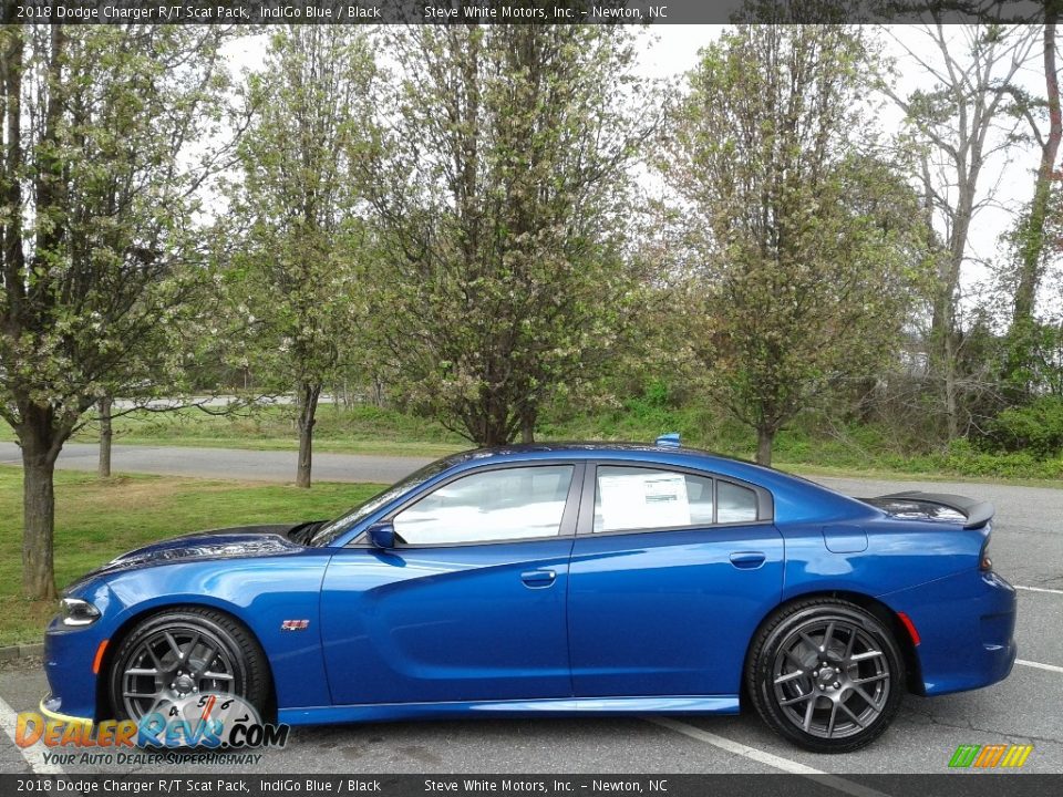 2018 Dodge Charger R/T Scat Pack IndiGo Blue / Black Photo #1