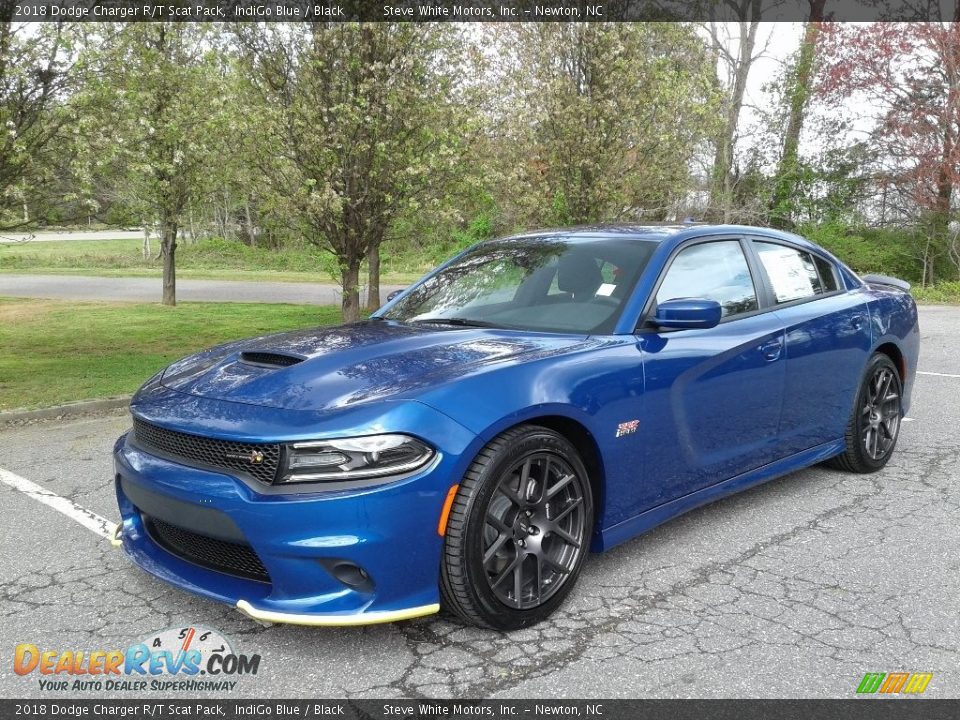 2018 Dodge Charger R/T Scat Pack IndiGo Blue / Black Photo #2