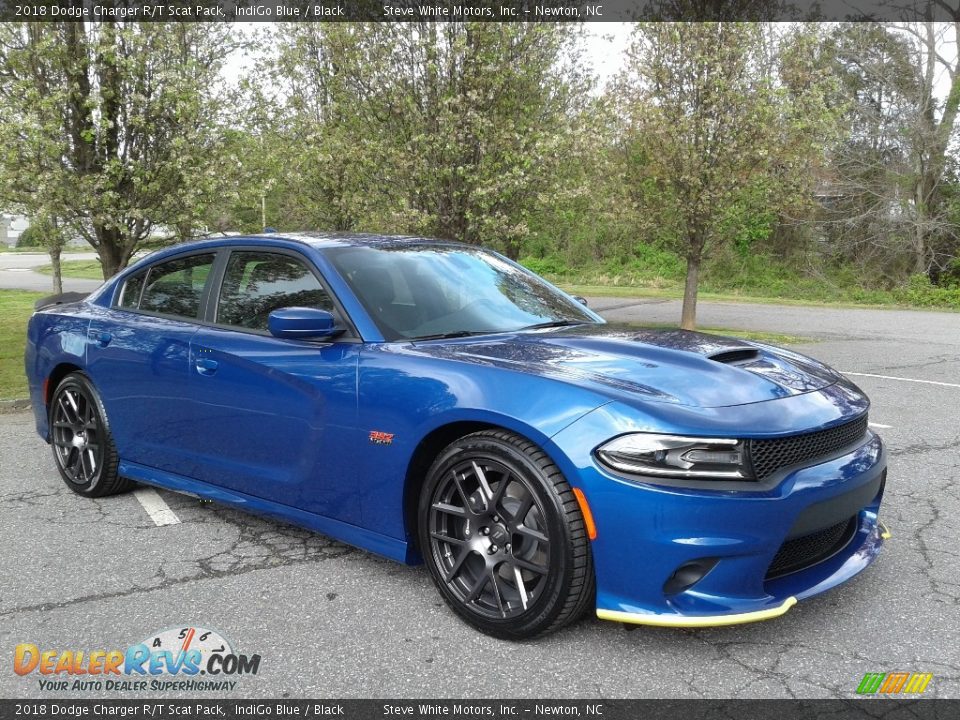 2018 Dodge Charger R/T Scat Pack IndiGo Blue / Black Photo #4
