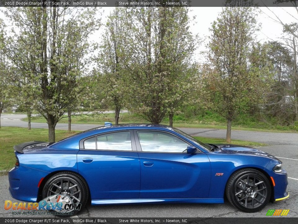 2018 Dodge Charger R/T Scat Pack IndiGo Blue / Black Photo #5