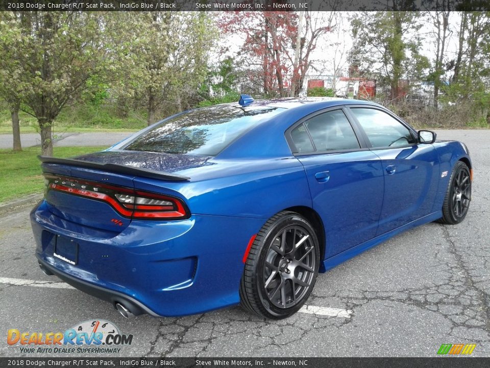 2018 Dodge Charger R/T Scat Pack IndiGo Blue / Black Photo #6