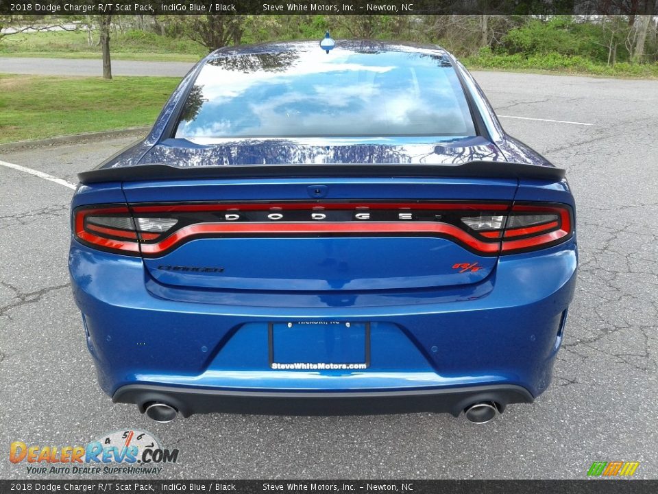 2018 Dodge Charger R/T Scat Pack IndiGo Blue / Black Photo #7