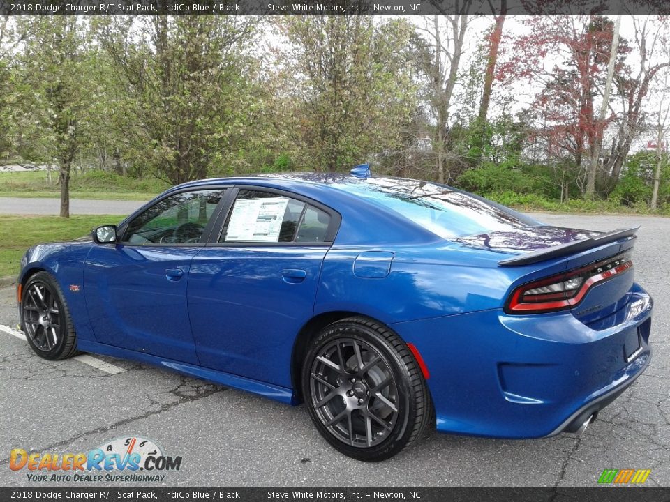 2018 Dodge Charger R/T Scat Pack IndiGo Blue / Black Photo #8