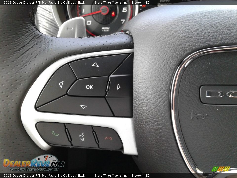 2018 Dodge Charger R/T Scat Pack IndiGo Blue / Black Photo #16