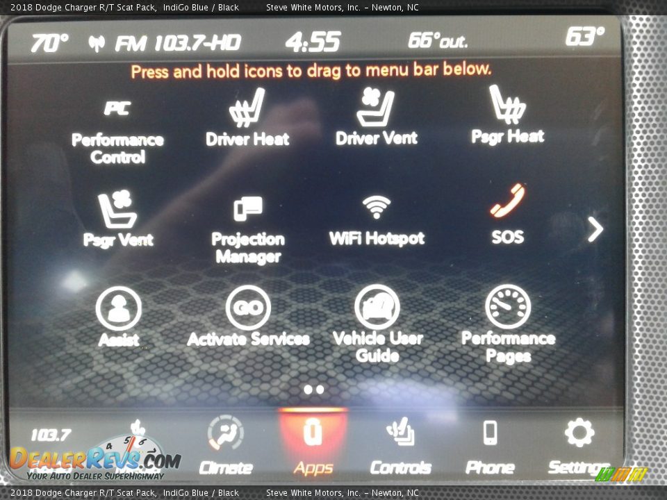 2018 Dodge Charger R/T Scat Pack IndiGo Blue / Black Photo #26