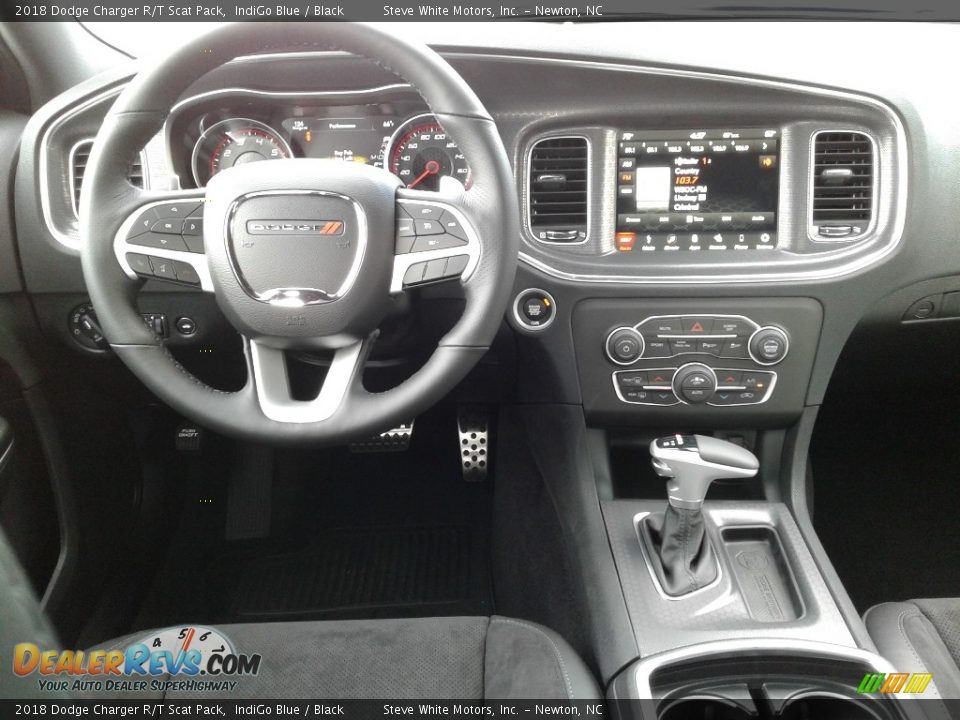 2018 Dodge Charger R/T Scat Pack IndiGo Blue / Black Photo #32