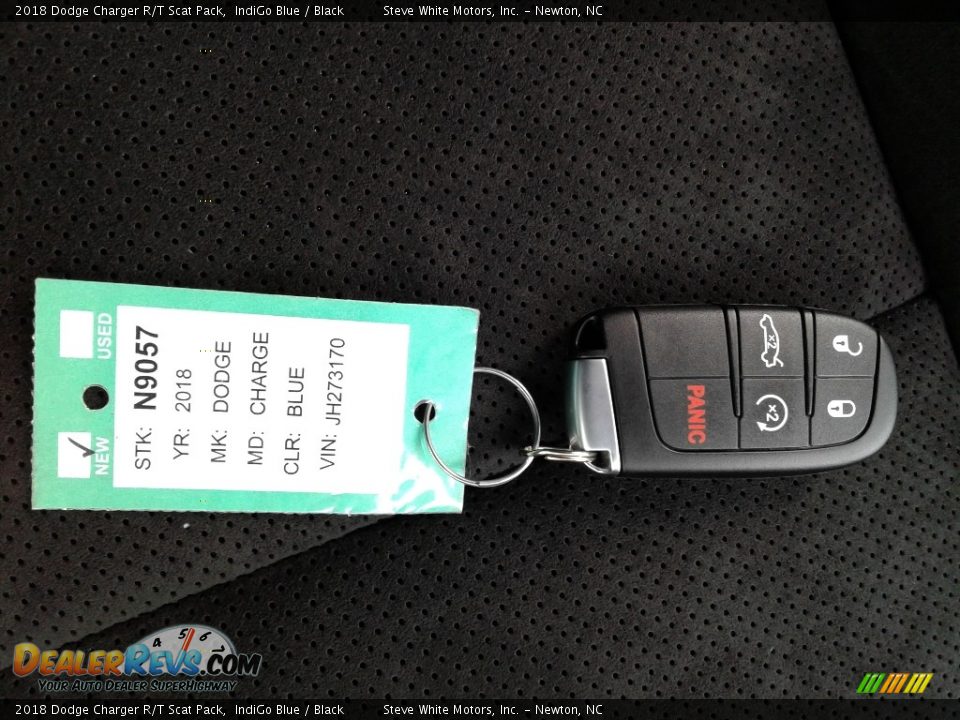2018 Dodge Charger R/T Scat Pack IndiGo Blue / Black Photo #33