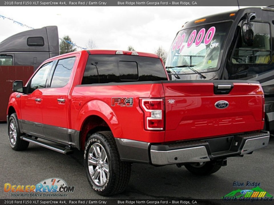 2018 Ford F150 XLT SuperCrew 4x4 Race Red / Earth Gray Photo #3