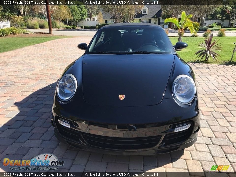 2008 Porsche 911 Turbo Cabriolet Black / Black Photo #4