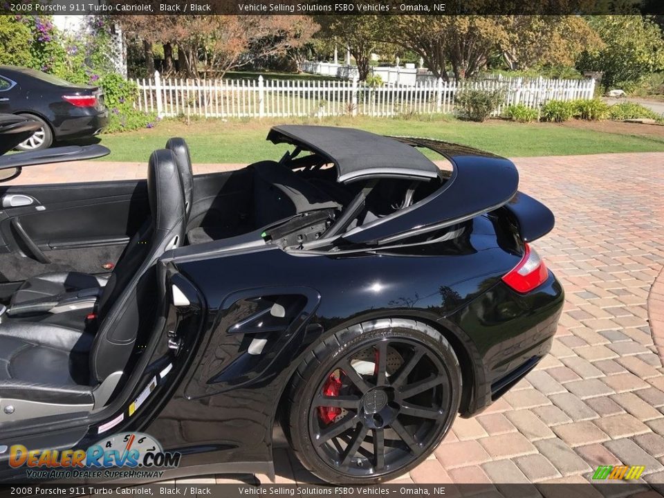 2008 Porsche 911 Turbo Cabriolet Black / Black Photo #8