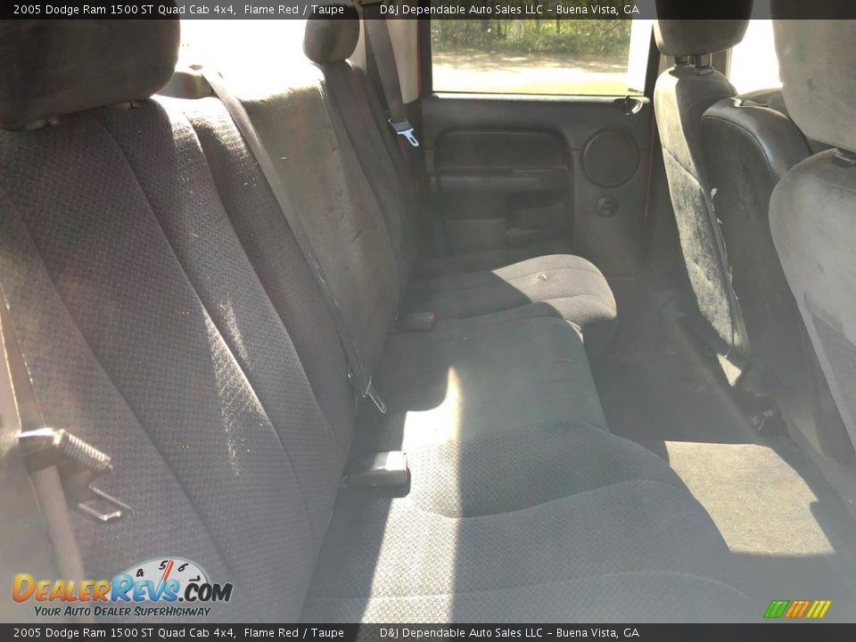 2005 Dodge Ram 1500 ST Quad Cab 4x4 Flame Red / Taupe Photo #5