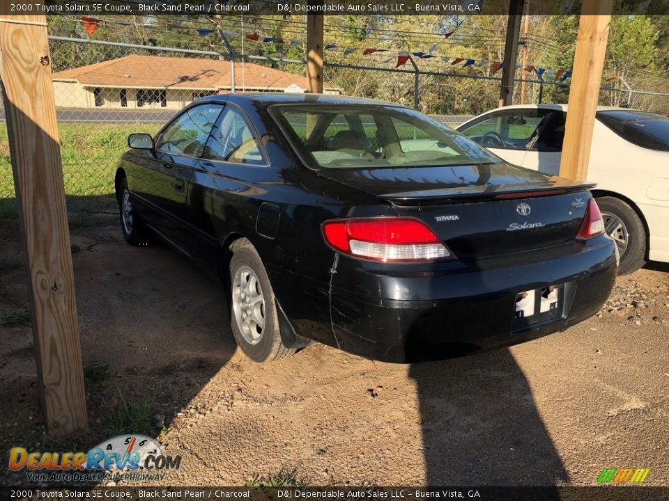 2000 Toyota Solara SE Coupe Black Sand Pearl / Charcoal Photo #1