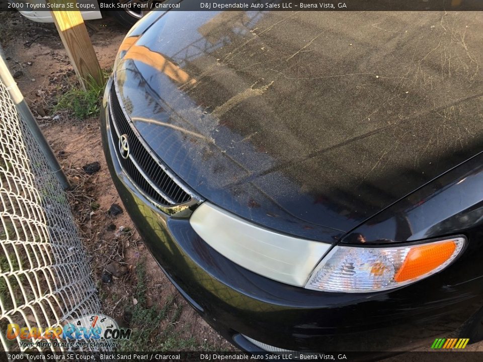2000 Toyota Solara SE Coupe Black Sand Pearl / Charcoal Photo #2