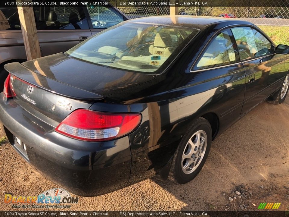 2000 Toyota Solara SE Coupe Black Sand Pearl / Charcoal Photo #4