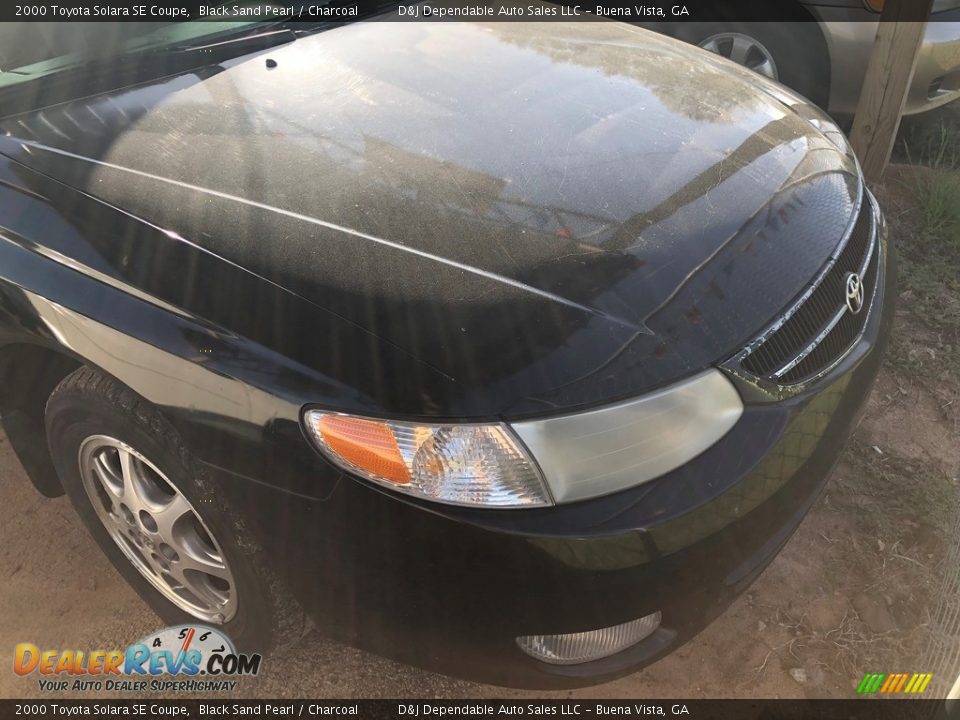 2000 Toyota Solara SE Coupe Black Sand Pearl / Charcoal Photo #5
