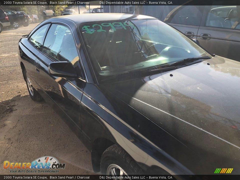 2000 Toyota Solara SE Coupe Black Sand Pearl / Charcoal Photo #6
