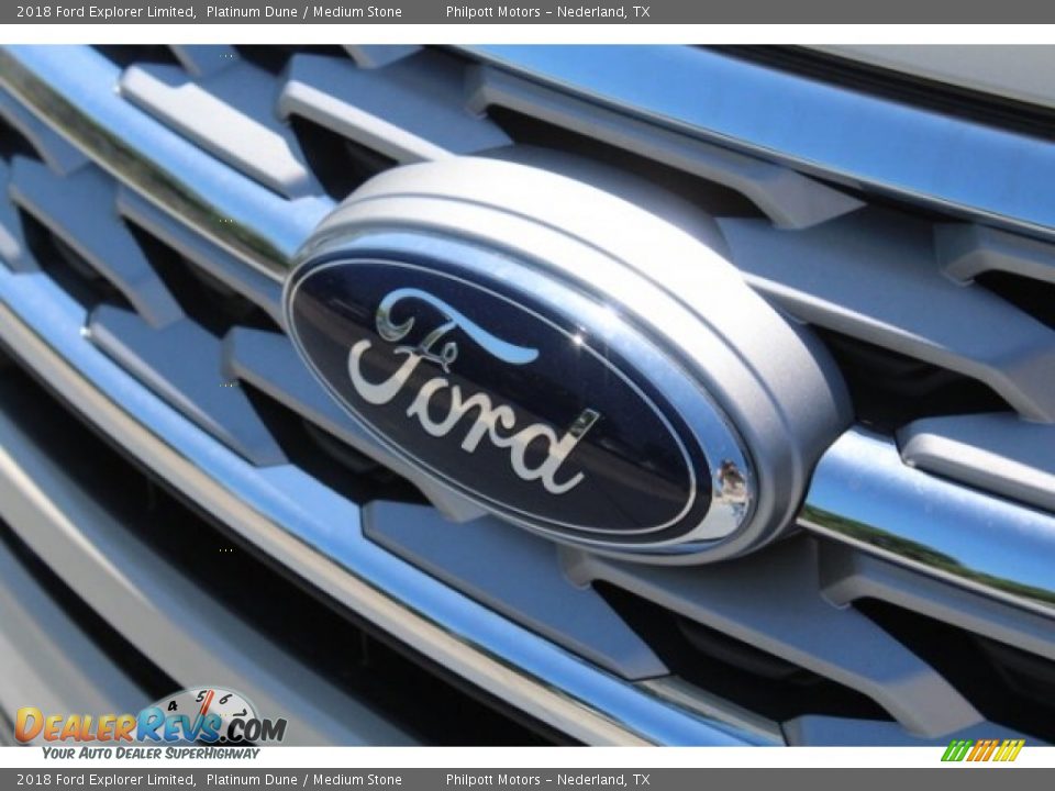 2018 Ford Explorer Limited Platinum Dune / Medium Stone Photo #4