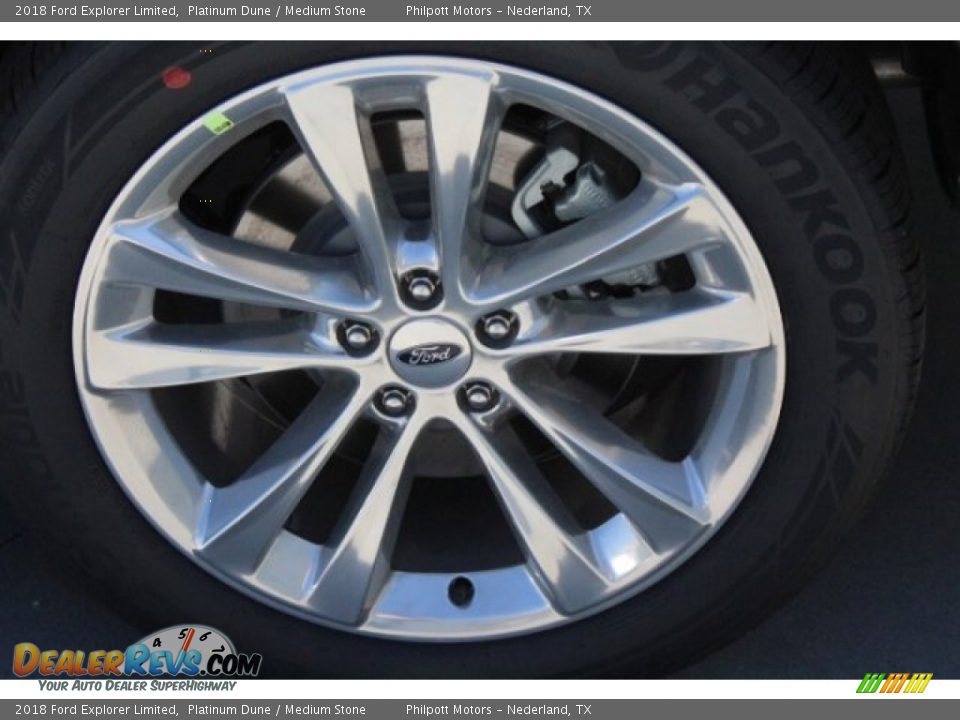 2018 Ford Explorer Limited Platinum Dune / Medium Stone Photo #6