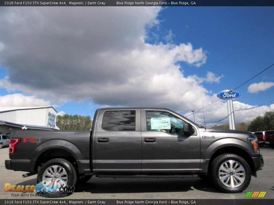 2018 Ford F150 STX SuperCrew 4x4 Magnetic / Earth Gray Photo #6