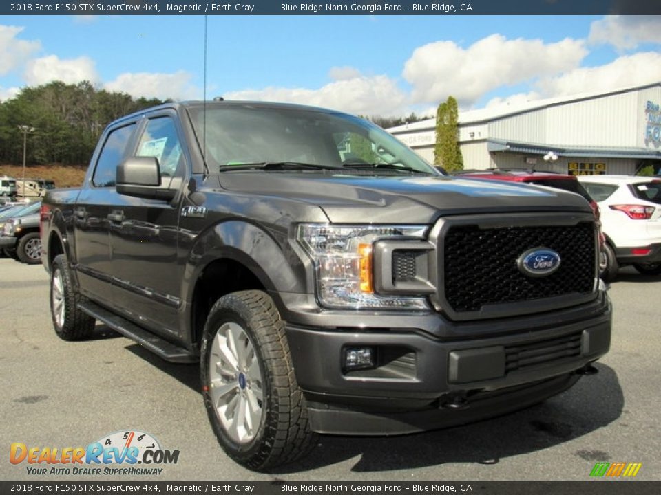 2018 Ford F150 STX SuperCrew 4x4 Magnetic / Earth Gray Photo #7