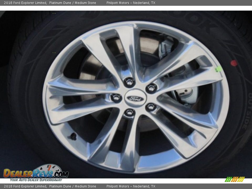 2018 Ford Explorer Limited Platinum Dune / Medium Stone Photo #11