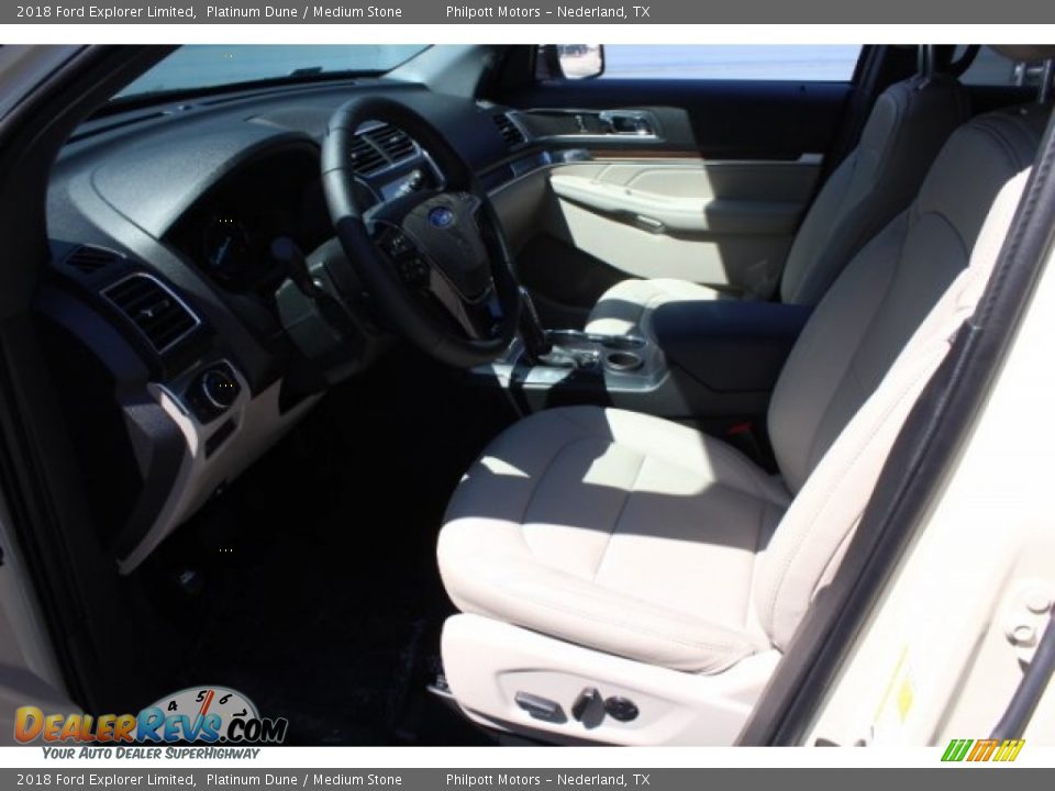 2018 Ford Explorer Limited Platinum Dune / Medium Stone Photo #14
