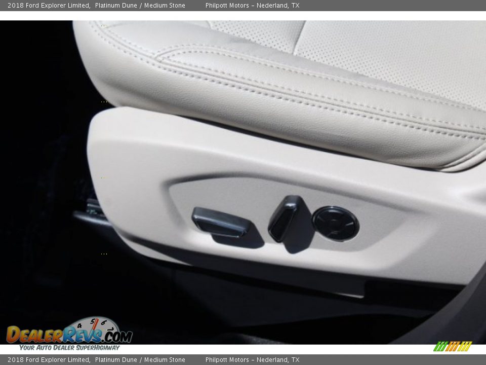 2018 Ford Explorer Limited Platinum Dune / Medium Stone Photo #15