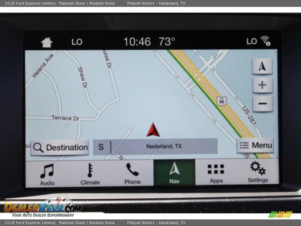 2018 Ford Explorer Limited Platinum Dune / Medium Stone Photo #17