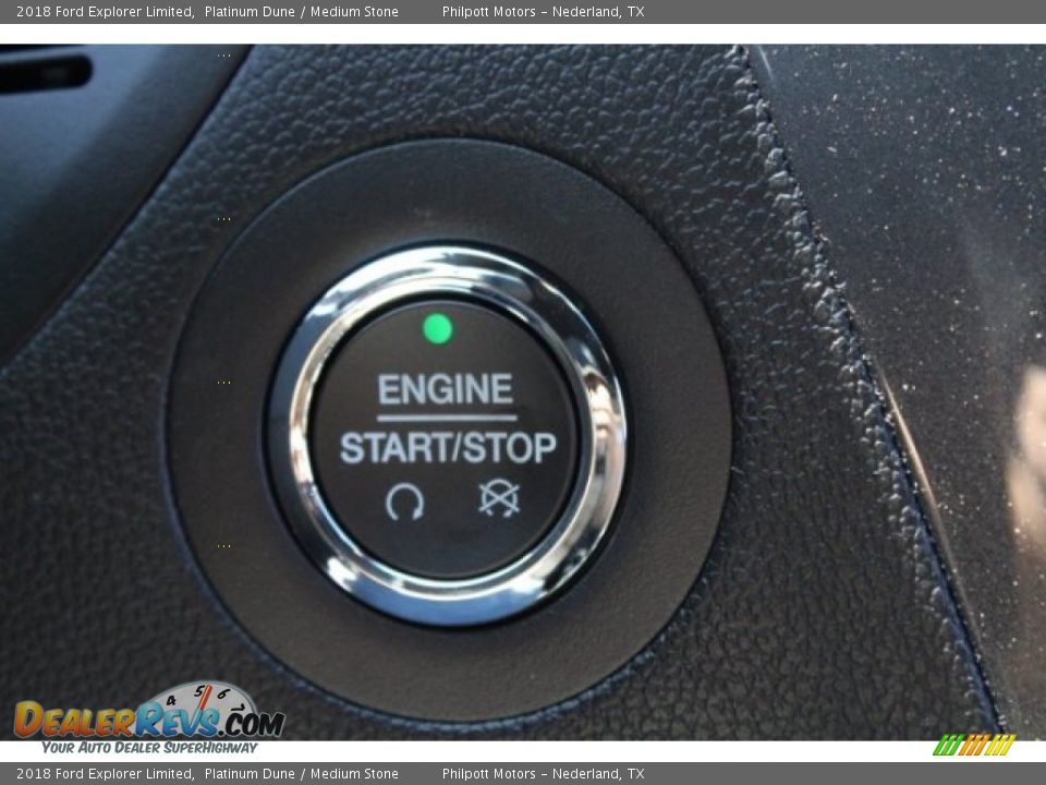 2018 Ford Explorer Limited Platinum Dune / Medium Stone Photo #19