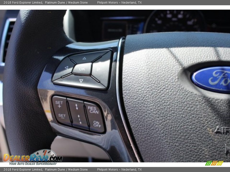 2018 Ford Explorer Limited Platinum Dune / Medium Stone Photo #21