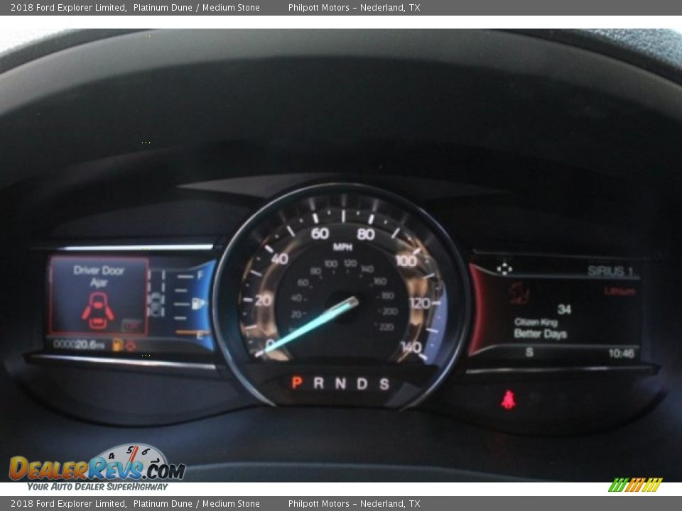 2018 Ford Explorer Limited Platinum Dune / Medium Stone Photo #23